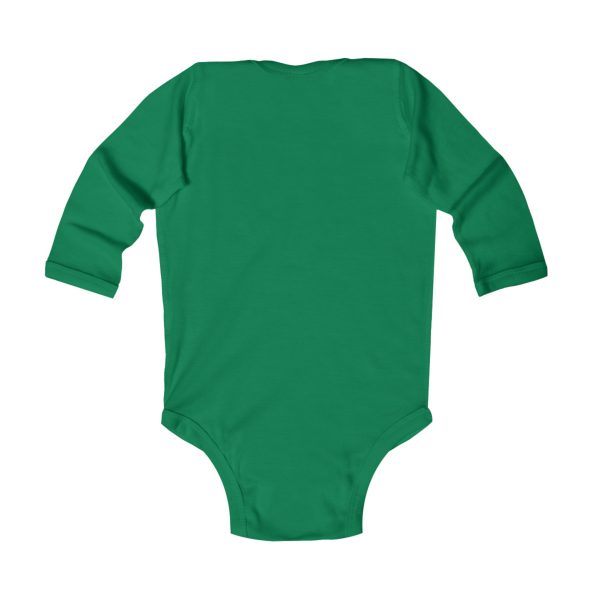 "Unu Dum" Grumpy Tortoise Infant Long Sleeve Bodysuit - Image 6