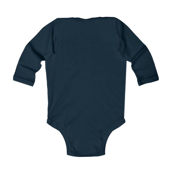 "Unu Dum" Grumpy Tortoise Infant Long Sleeve Bodysuit - Image 12