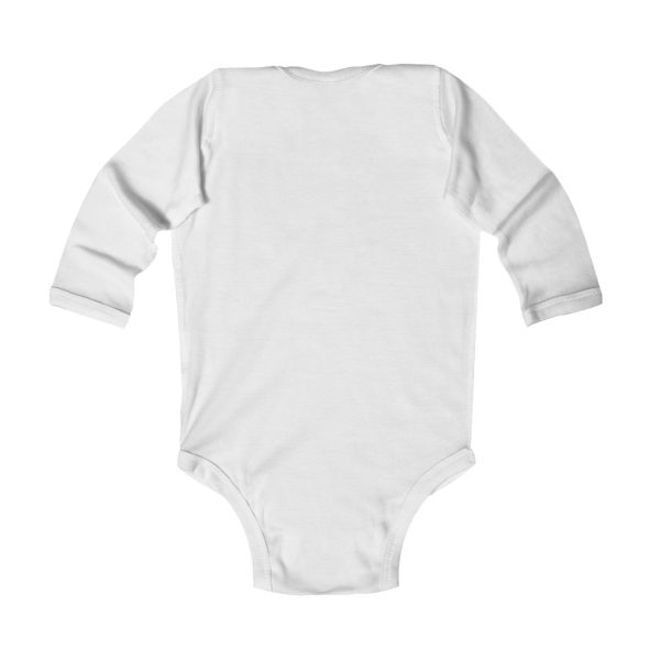 "Unu Dum" Grumpy Tortoise Infant Long Sleeve Bodysuit - Image 2