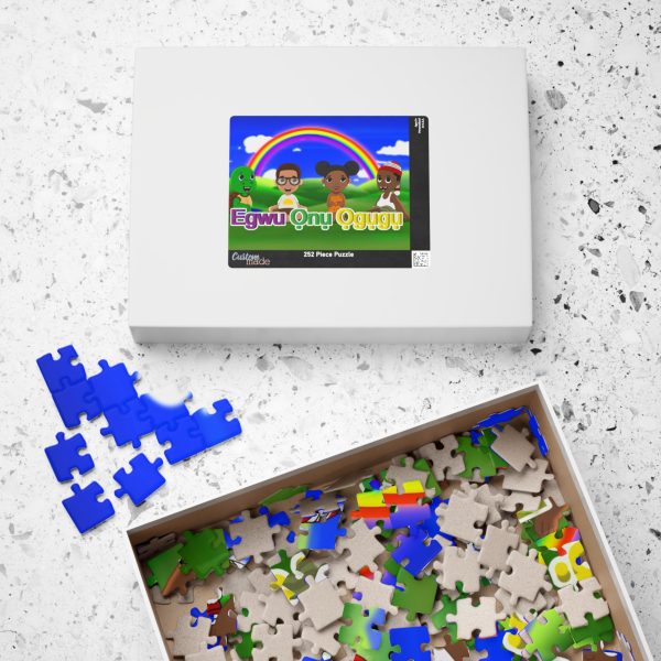 Puzzle, African Themed Rainbow Friendship Jigsaw Puzzle (110-1014 Pieces) - Fun Family Activity, Multicolor Puzzle, Gift for Puzzle Lovers, - Image 8