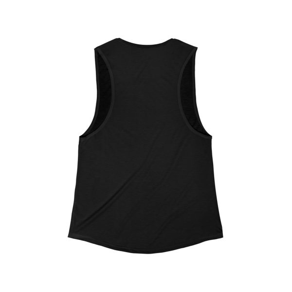 Tortoise Women's Tank Top, Flowy Sleeveless Shirt, Muscle Tee, Graphic Print Summer Clothing, Eco-Friendly Activewear - Image 2