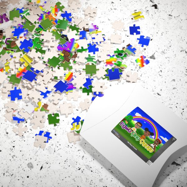 Puzzle, African Themed Rainbow Friendship Jigsaw Puzzle (110-1014 Pieces) - Fun Family Activity, Multicolor Puzzle, Gift for Puzzle Lovers, - Image 4