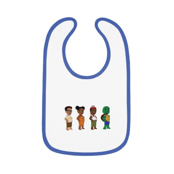 Baby Bib, Mmuta Di uto Baby Contrast Trim Jersey Bib - African Baby Shower Gift, Nigerian Baby Clothing, Infant Feeding Bib, Unisex Baby - Image 13
